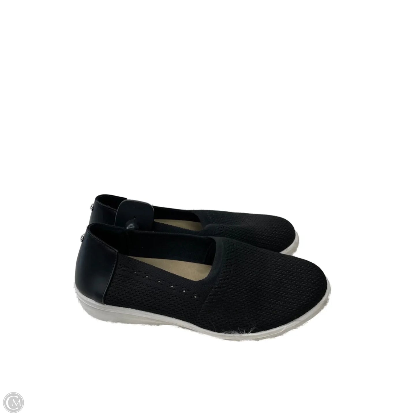 Shoes Heels Platform By Anne Klein In Black & White, Size: 9.5