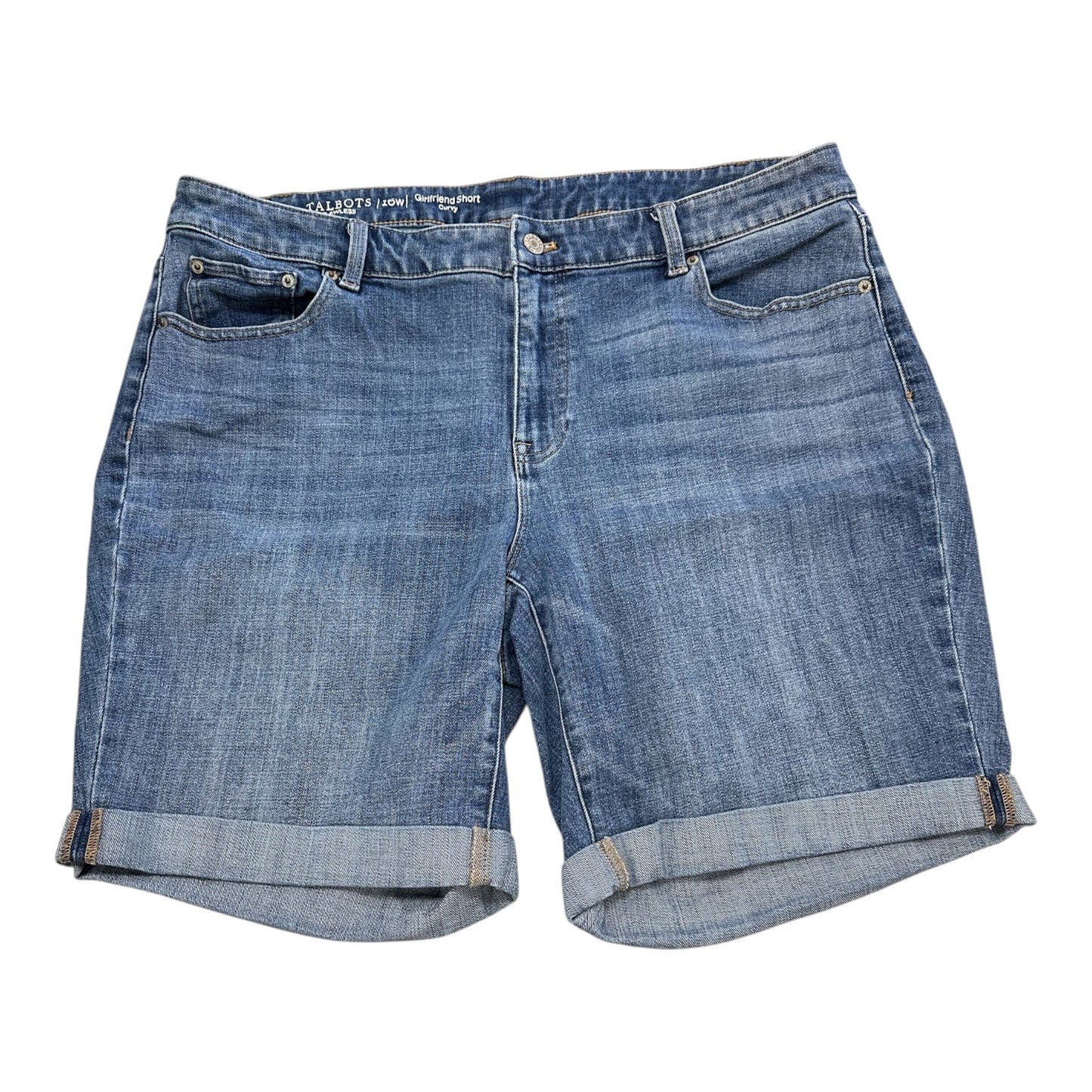 Shorts By Talbots In Blue Denim, Size:16