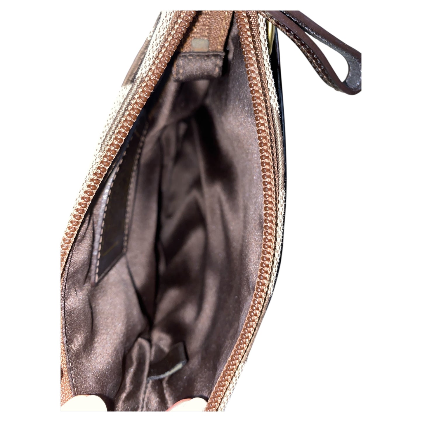 Handbag Designer By Coach In Brown, Size:Small