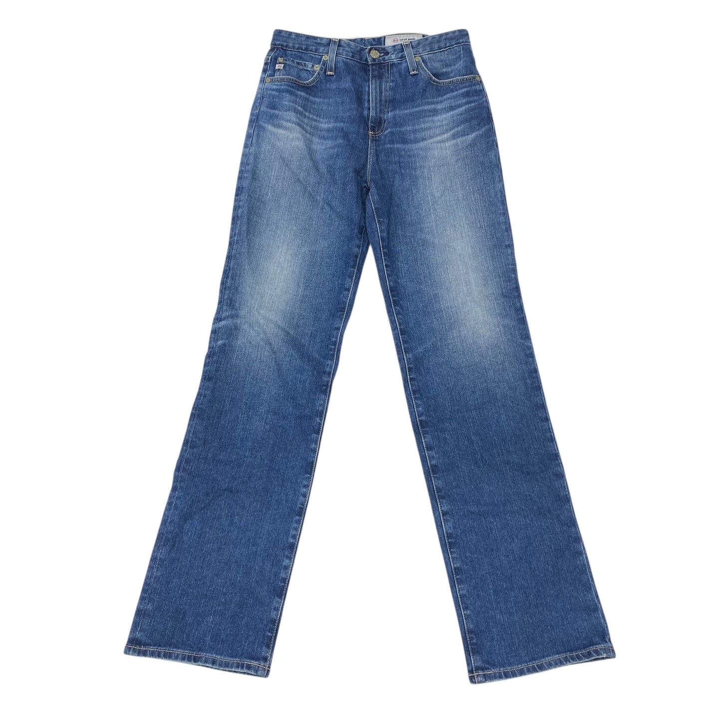 Jeans Straight By Adriano Goldschmied In Blue Denim, Size:6