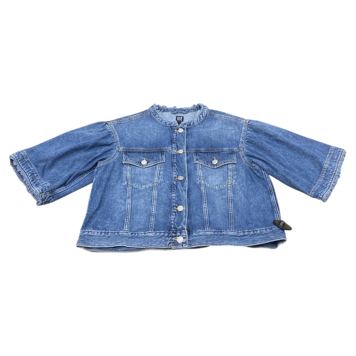 Jacket Denim By Gap In Blue, Size:L
