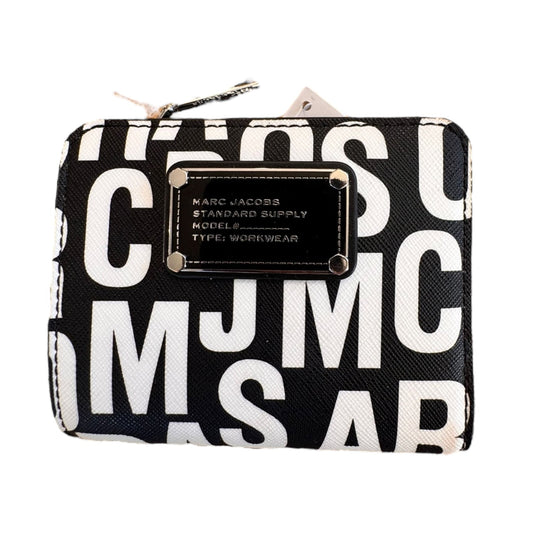 Wallet Designer By Marc By Marc Jacobs In Black & White, Size:Small