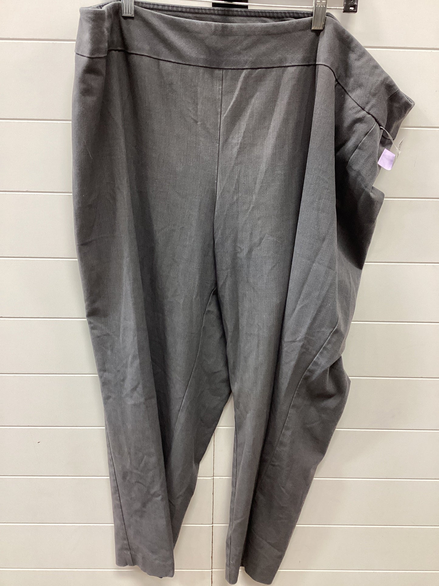 Pants Linen By Roz And Ali In Grey, Size:24