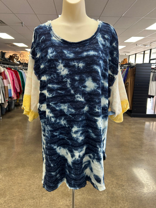 Top Ss By We The Free In Tie Dye Print, Size:Xs