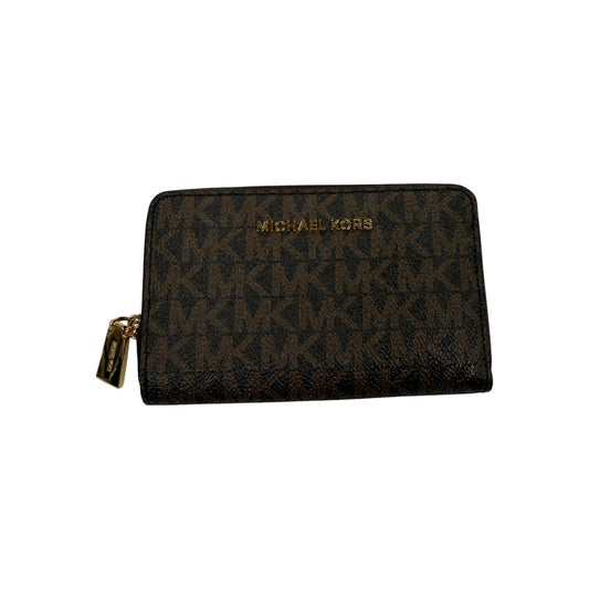 Wallet Designer By Michael Kors In Brown, Size:Small