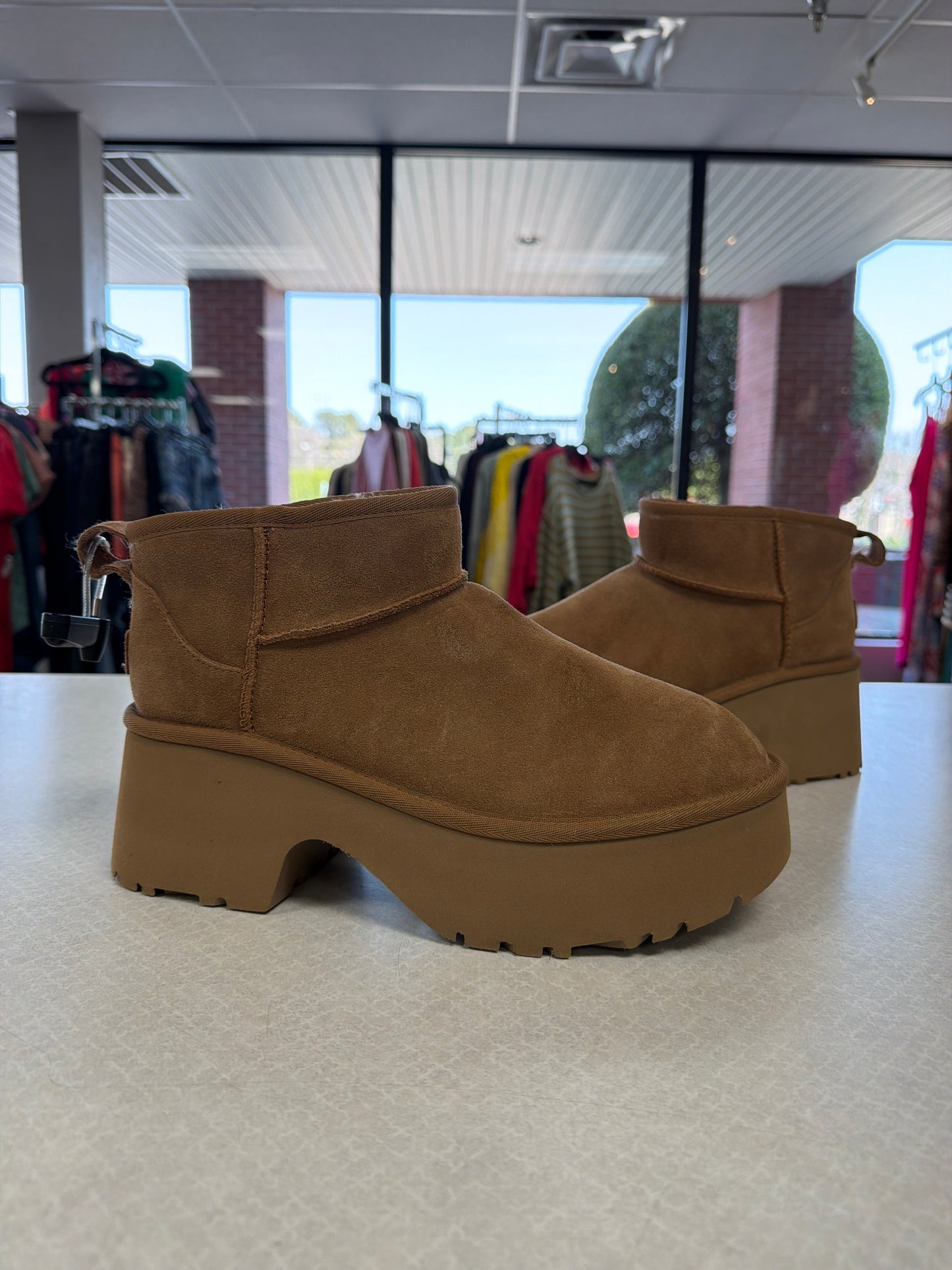 Boots Designer By Ugg In Tan, Size:10