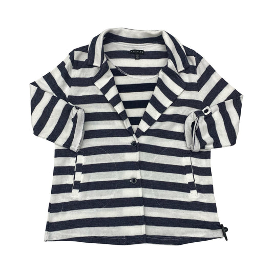 Blazer By Tribal In Striped Pattern, Size:M