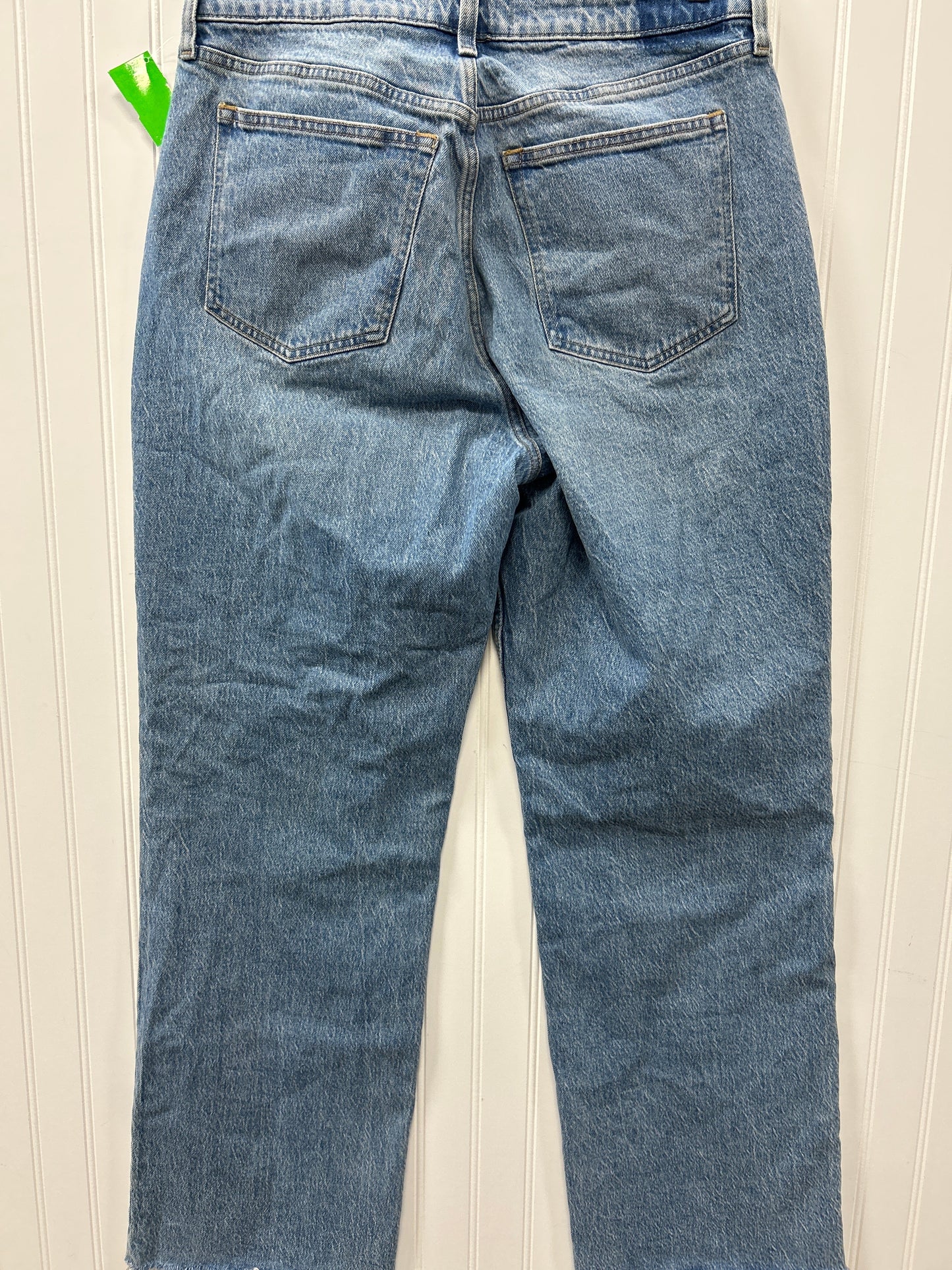 Jeans Wide Leg By Abercrombie And Fitch In Blue Denim, Size:8