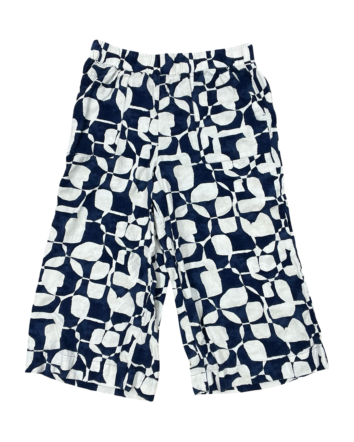 Pants Lounge By Sonoma In Blue & Cream, Size:L