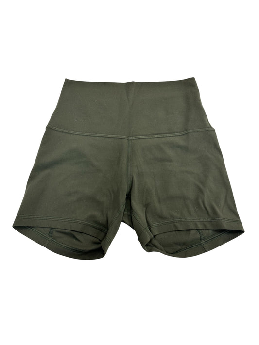 Athletic Shorts By Lululemon In Green, Size:4
