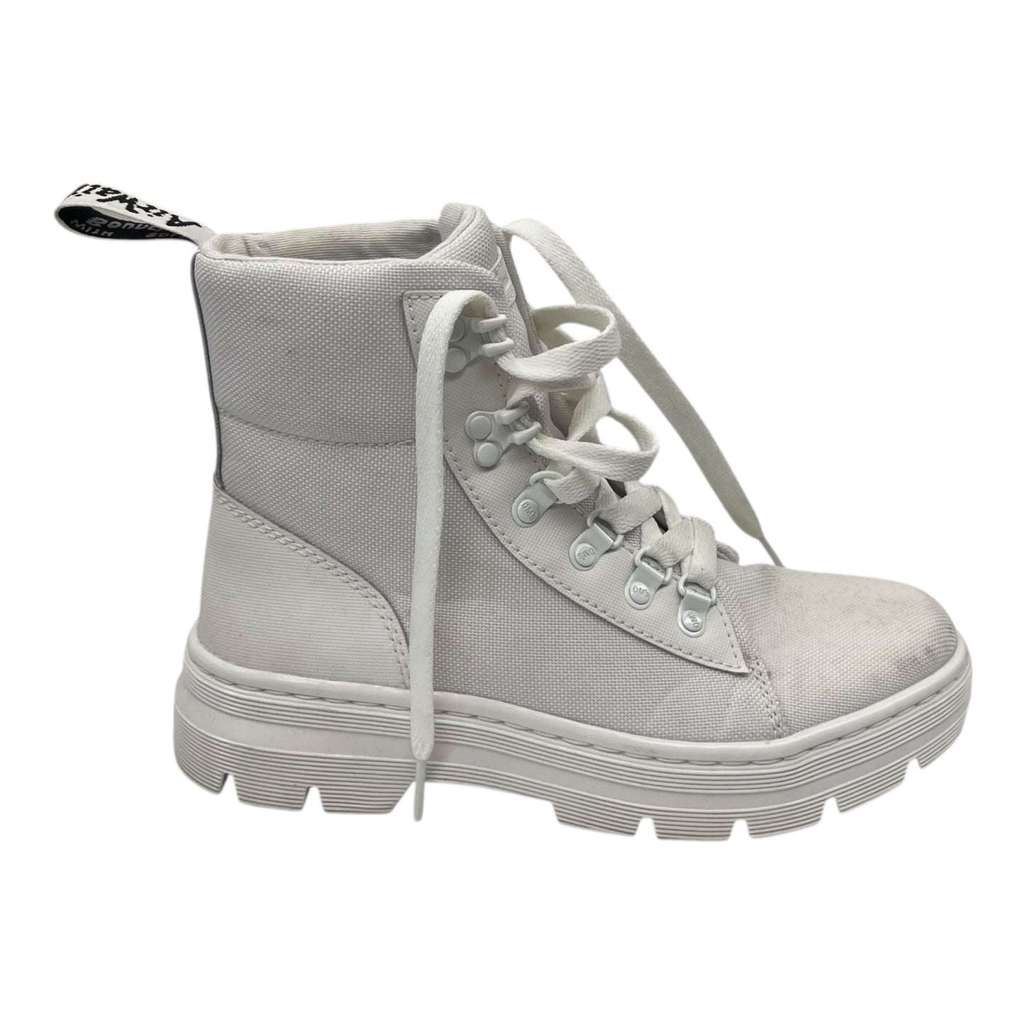 Boots Ankle Flats By Dr Martens In White, Size:7