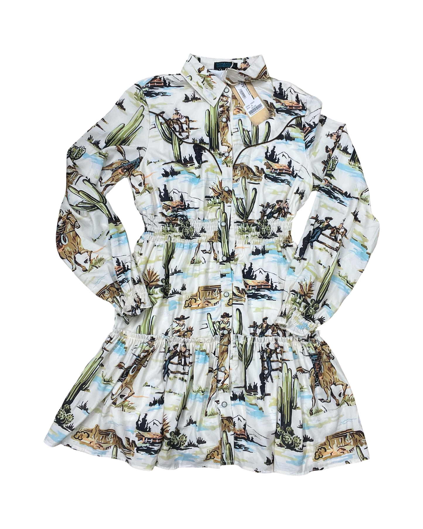 Dress Casual Midi By Clothes Mentor In Cream, Size:M