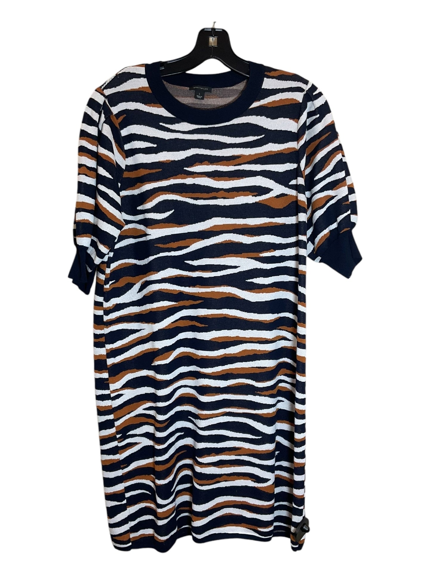 Dress Casual Short By Ann Taylor In Animal Print, Size: L