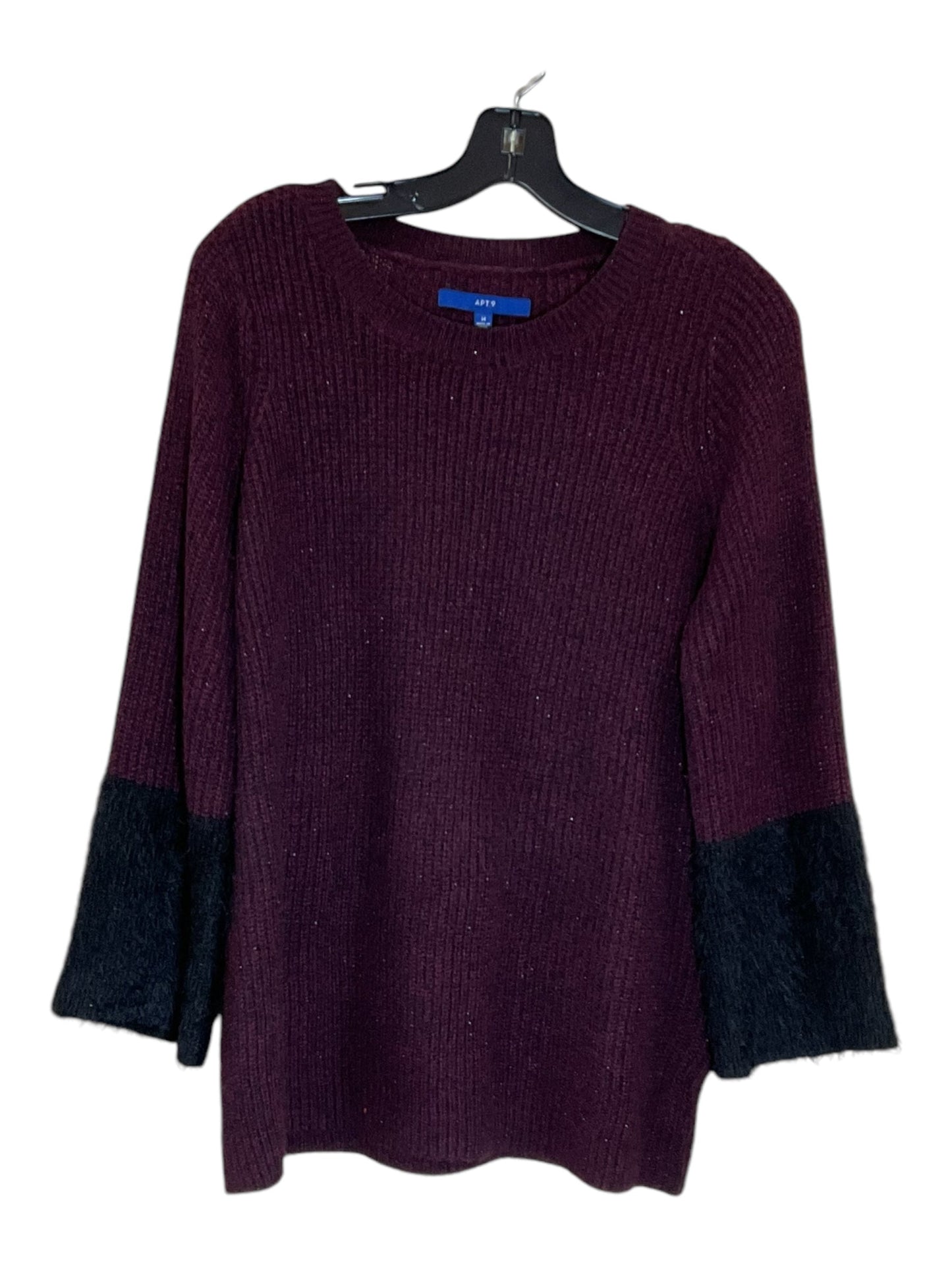 Sweater By Apt 9 In Purple, Size: M