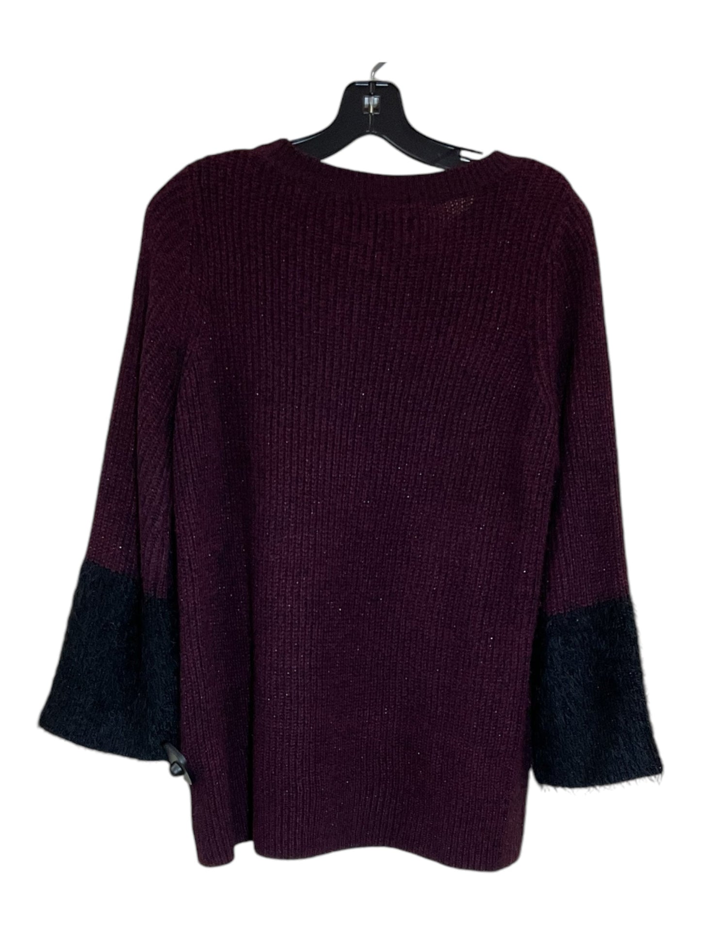 Sweater By Apt 9 In Purple, Size: M