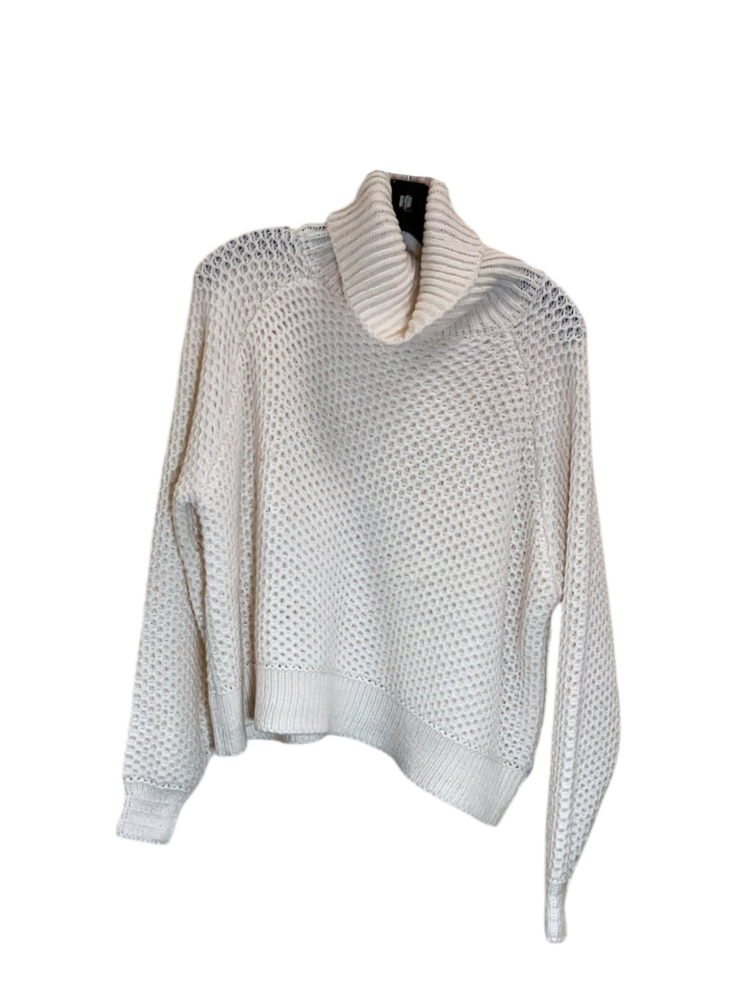 Sweater By Zenana Outfitters In Cream, Size: Xl