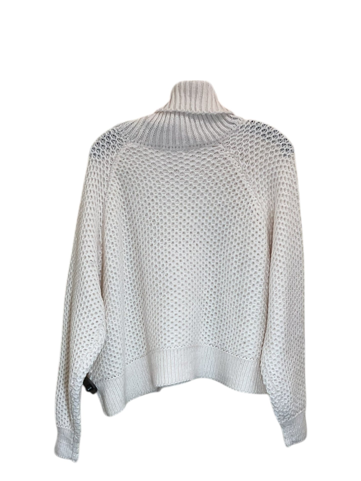 Sweater By Zenana Outfitters In Cream, Size: Xl