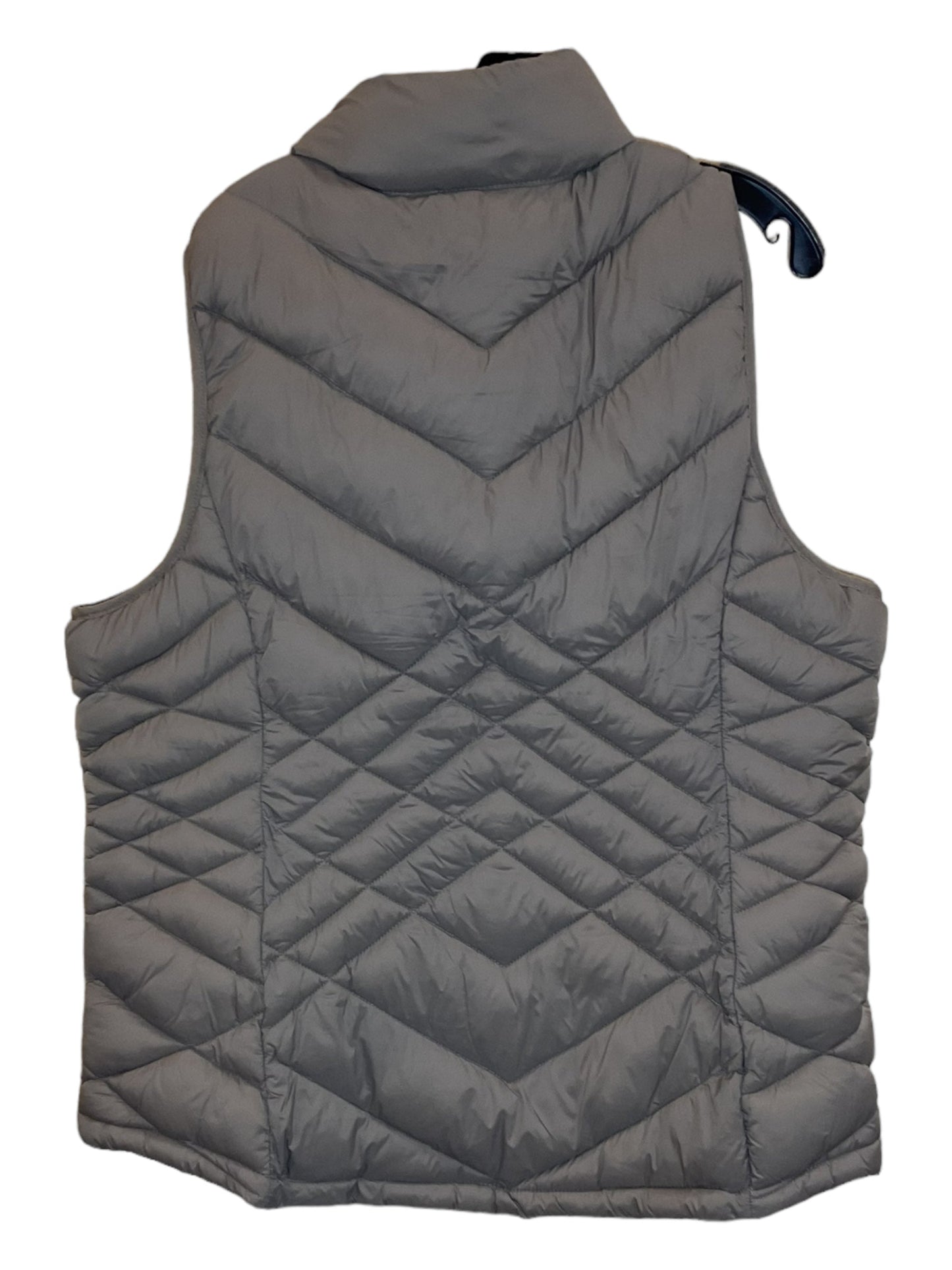 Taupe Vest Puffer & Quilted Zero Xposure, Size 1x