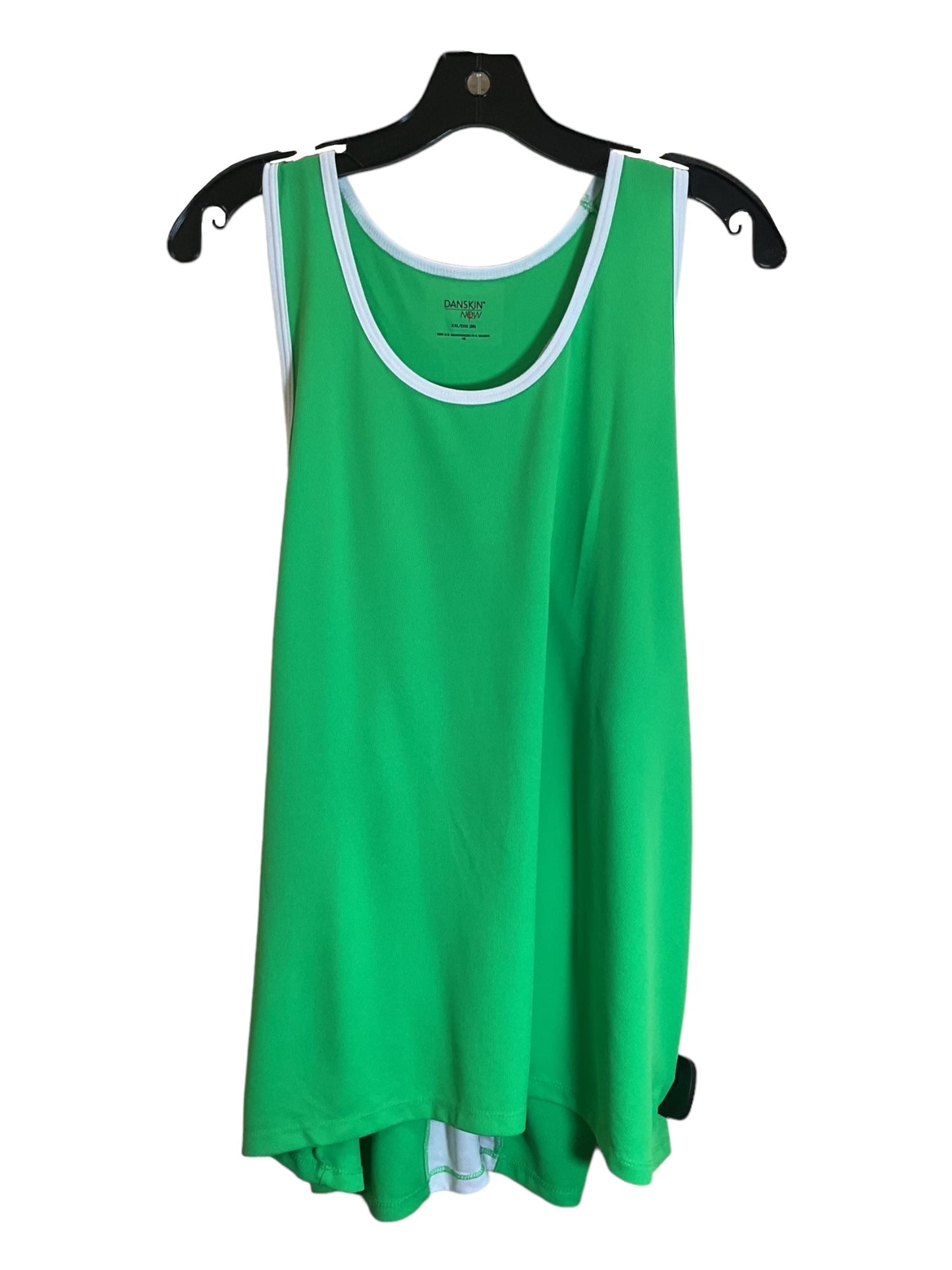 Athletic Tank Top By Danskin Now In Green, Size: 2x