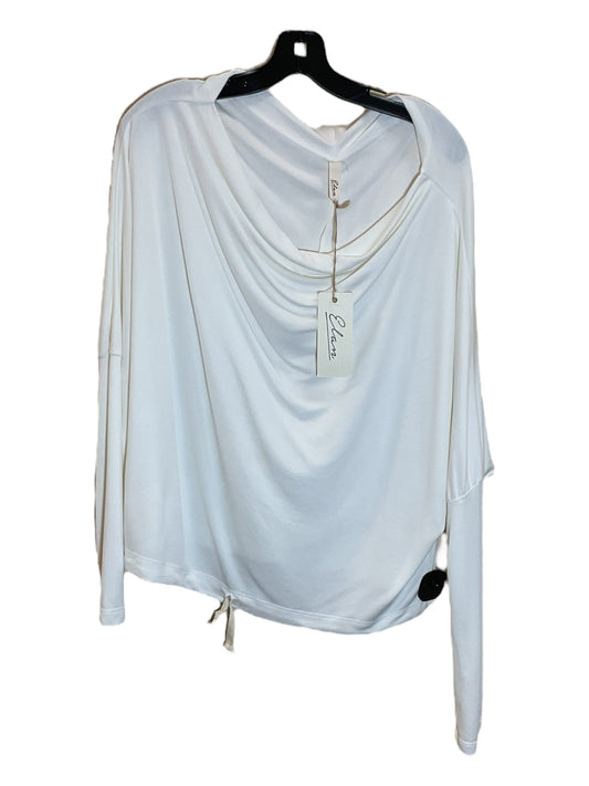 White Top Long Sleeve Elan, Size L