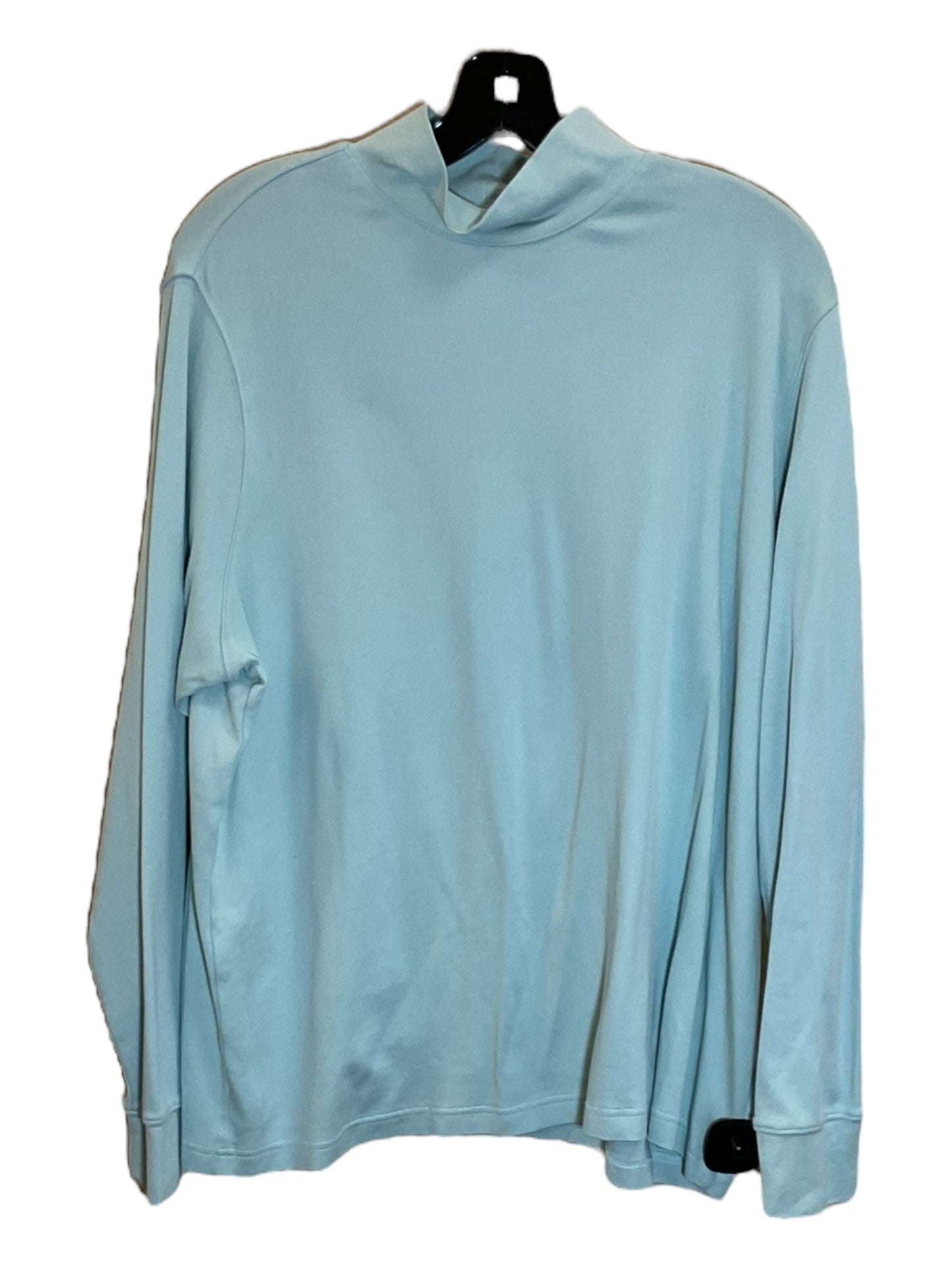 Green Top Long Sleeve Lands End, Size 1x