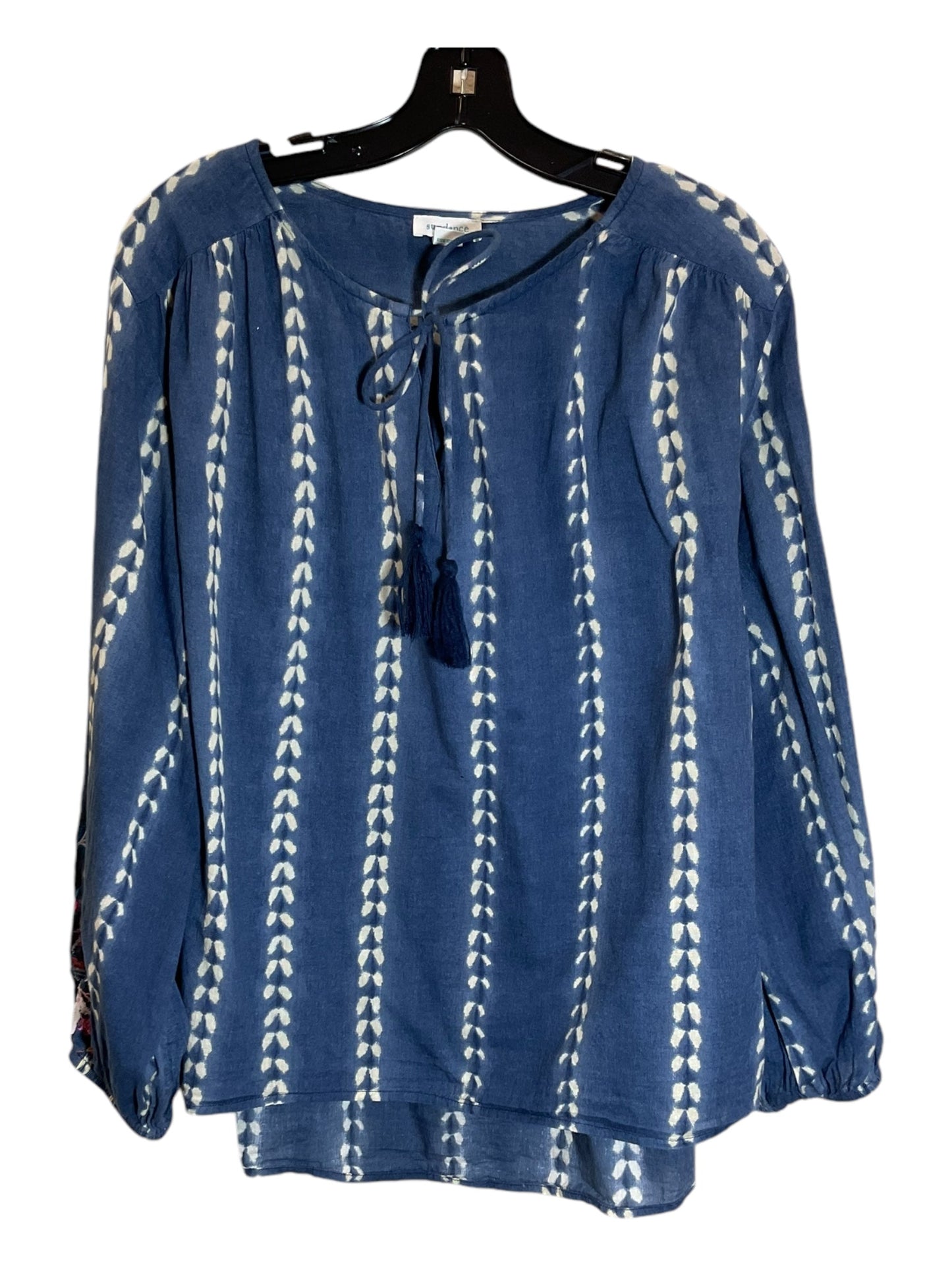 Top Long Sleeve By Sundance In Blue, Size: M