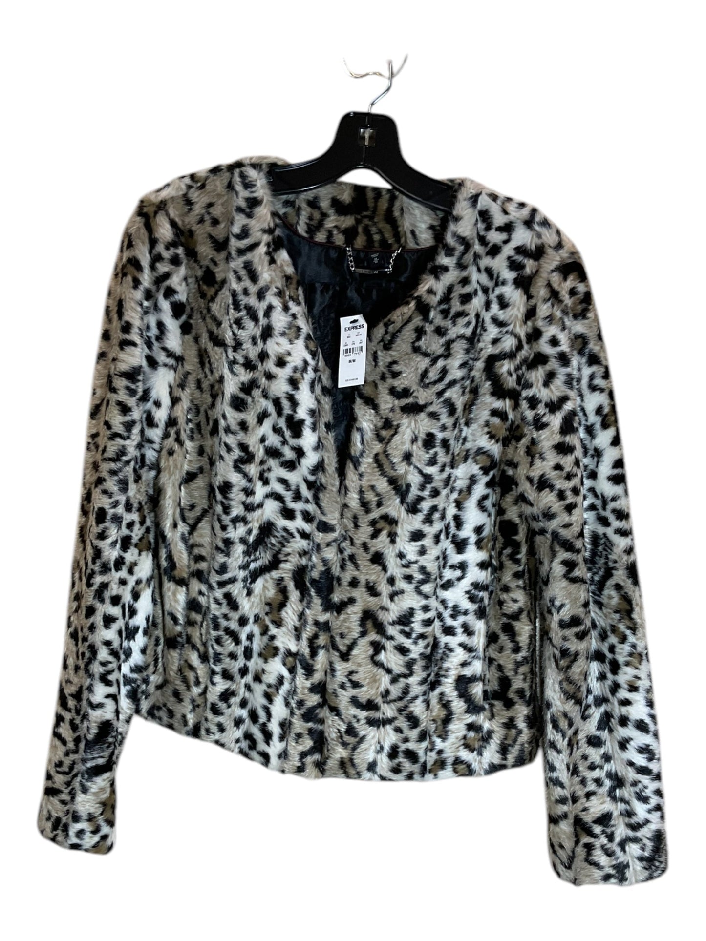 Coat Other By Express In Animal Print, Size: M