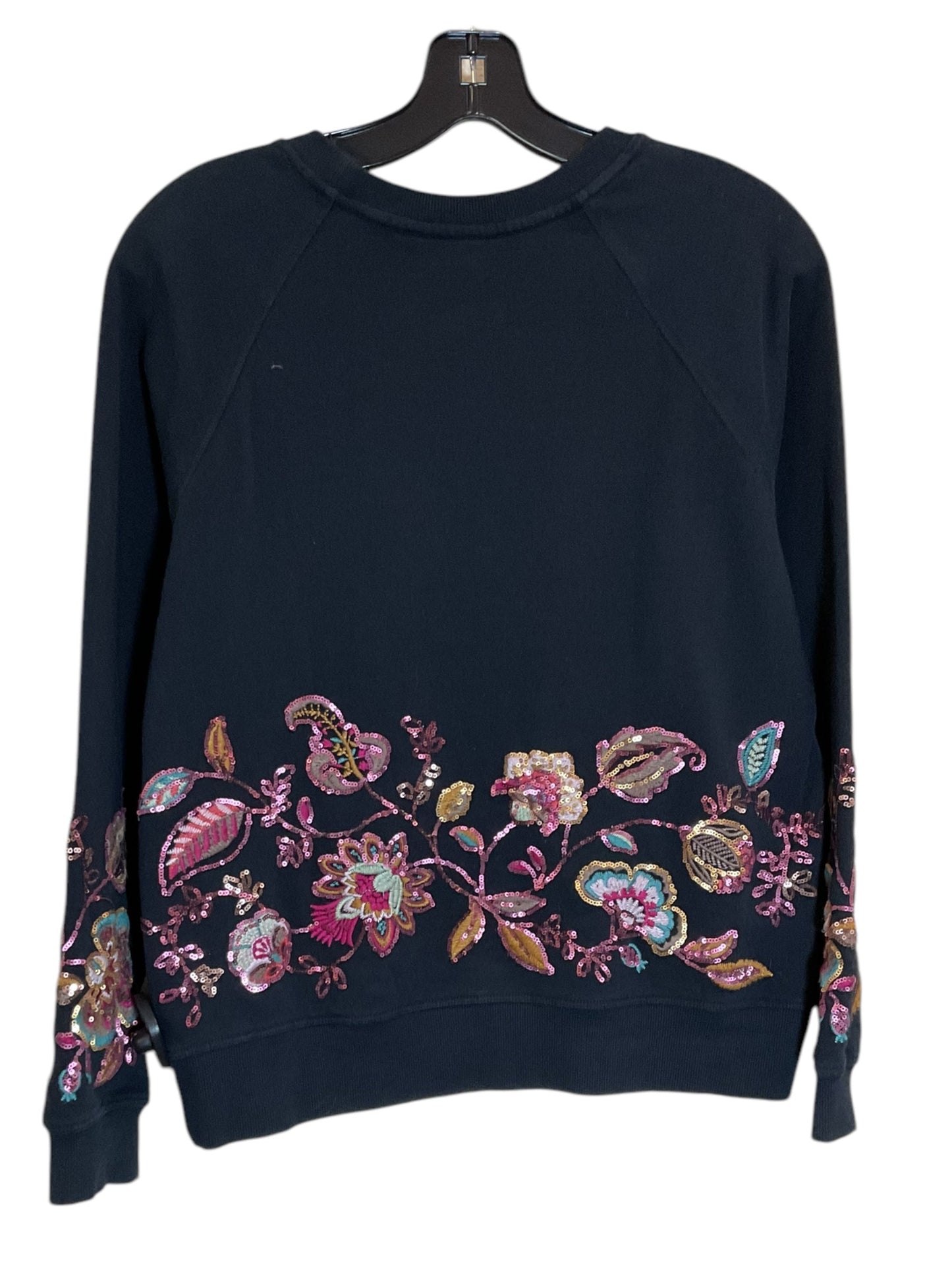 Sweatshirt Crewneck By Johnny Was In Black, Size: S