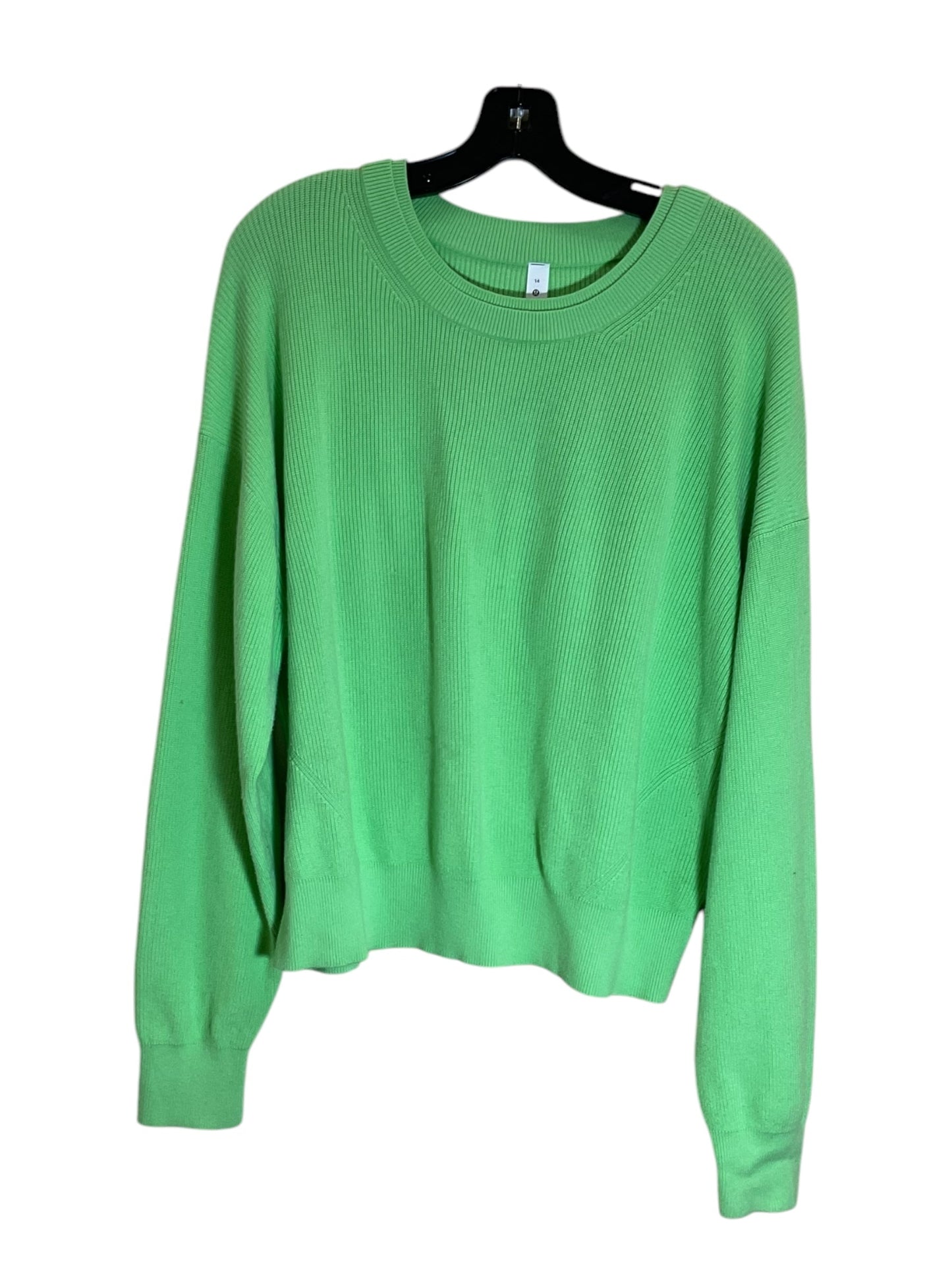 Sweater By Lululemon In Green, Size: L