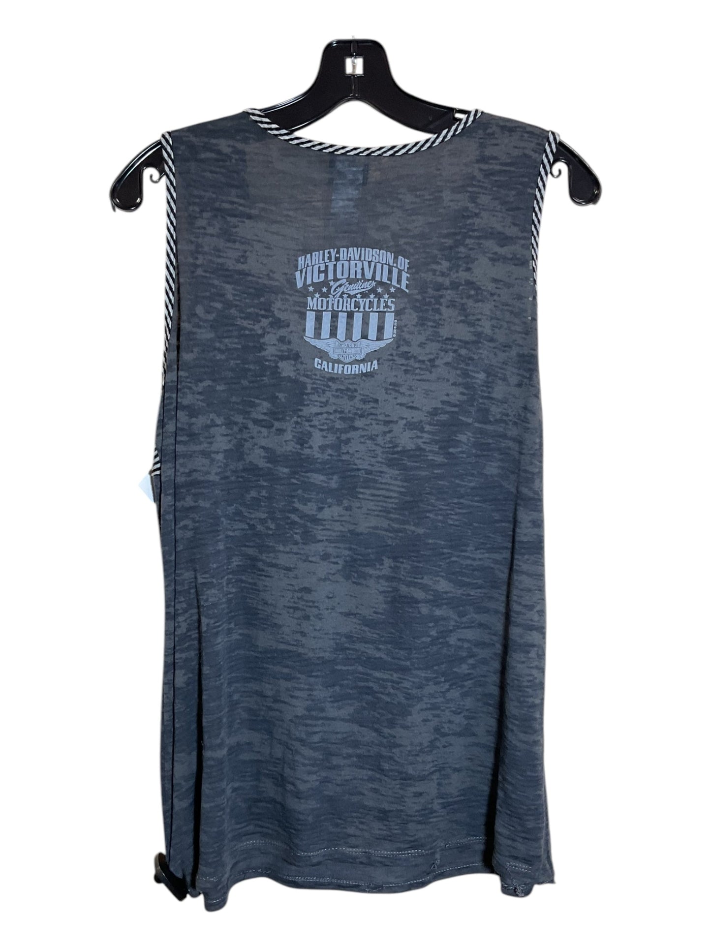 Top Sleeveless By Harley Davidson In Grey, Size: Xl