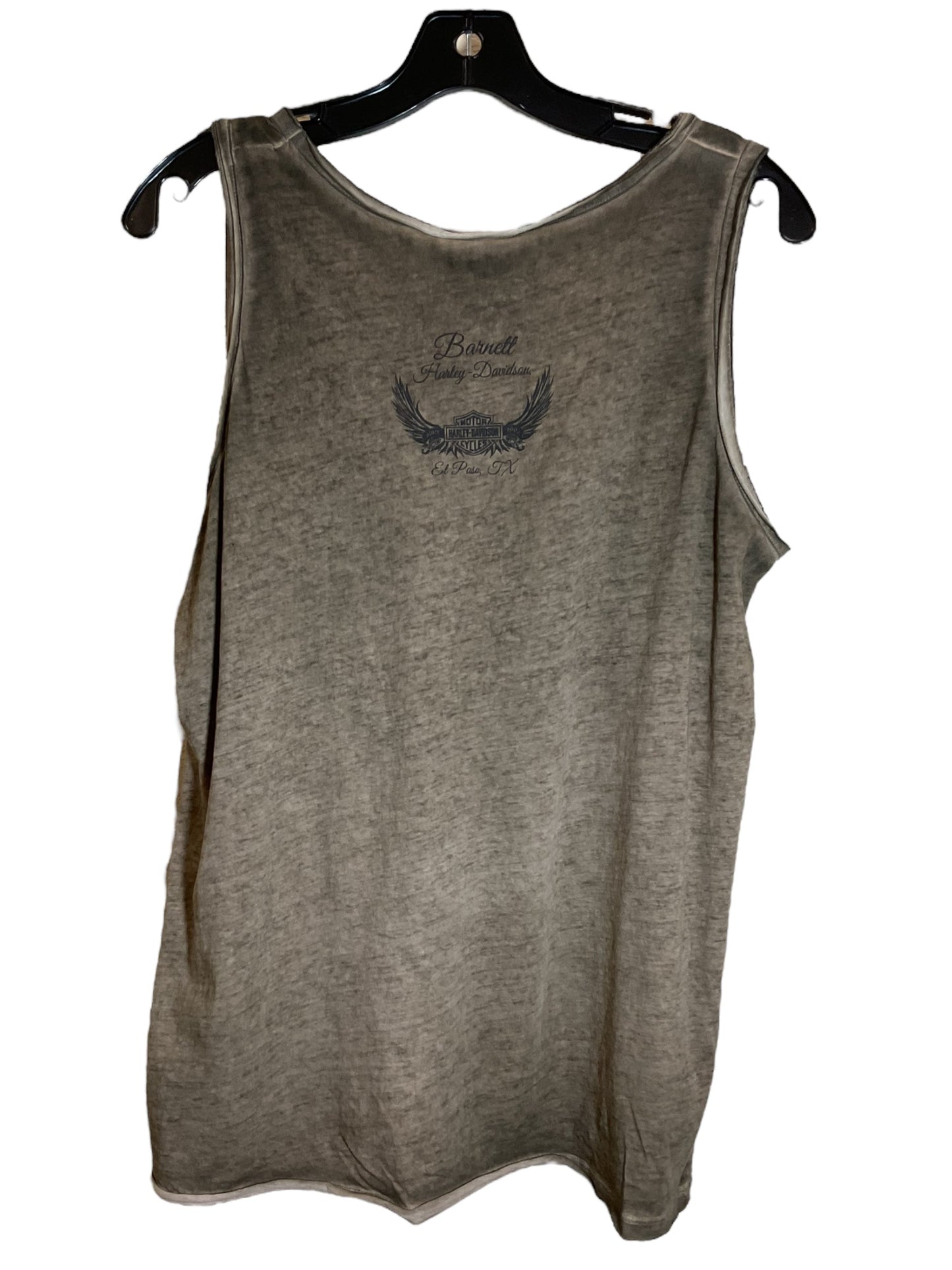 Top Sleeveless By Harley Davidson In Brown, Size: Xl