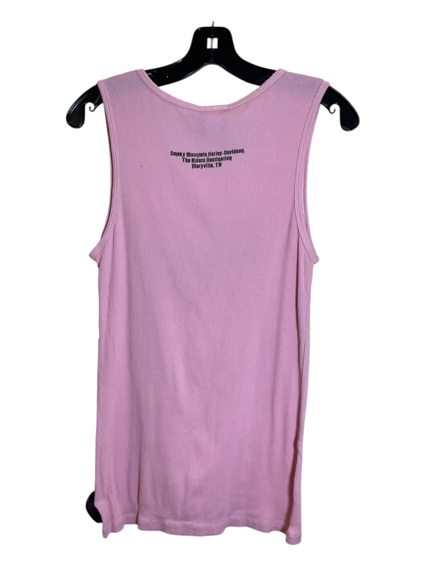 Top Sleeveless By Harley Davidson In Pink, Size: Xl