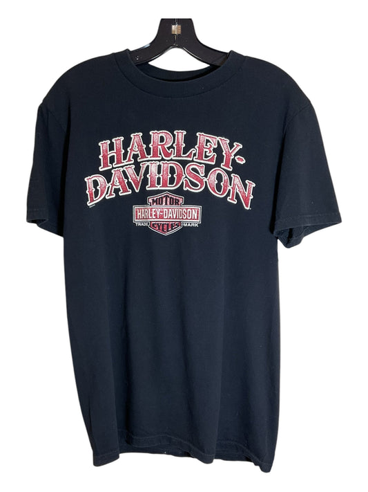 Top Short Sleeve By Harley Davidson In Black, Size: M