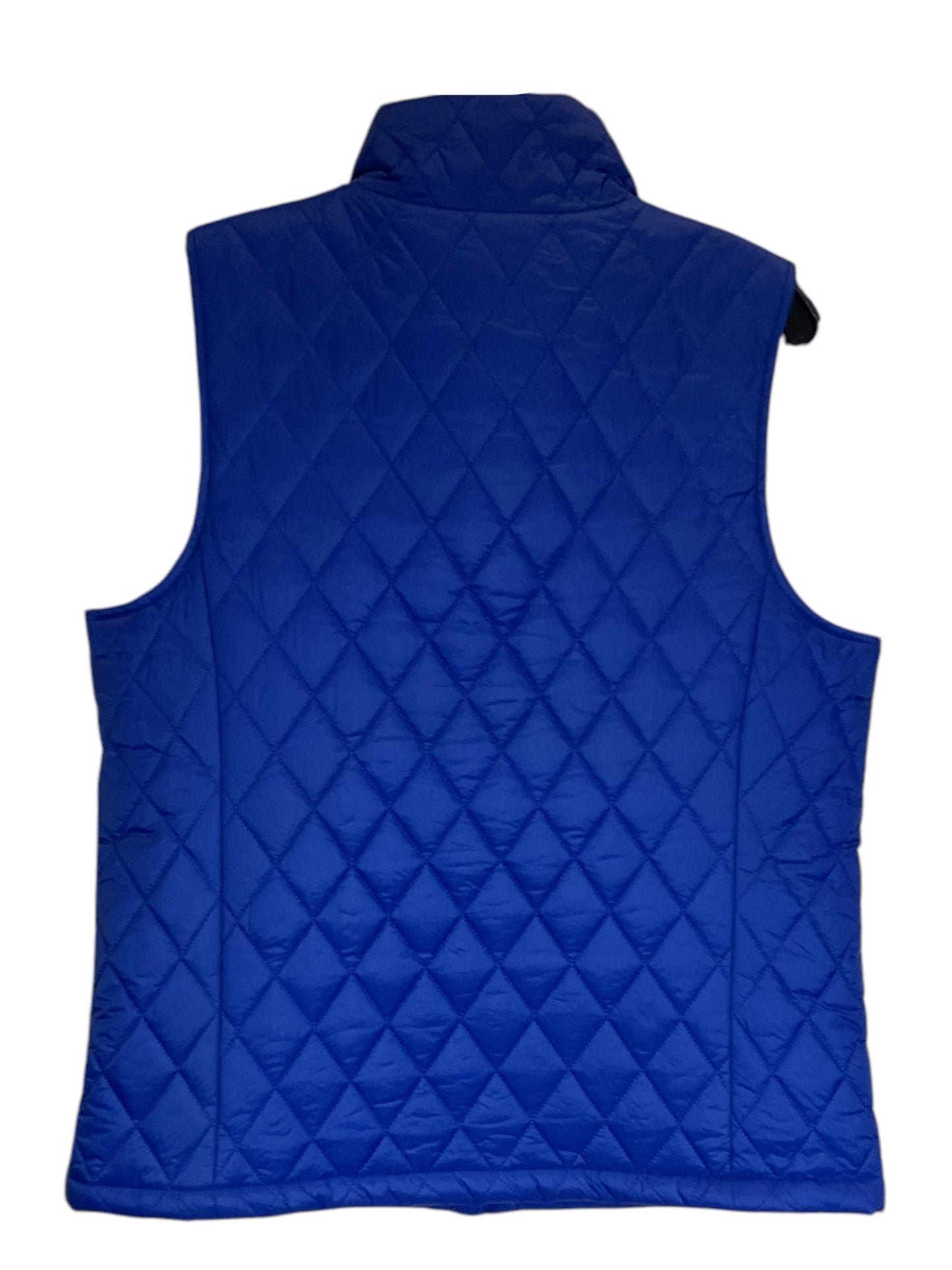 Vest Puffer & Quilted By Time And Tru In Blue, Size: M