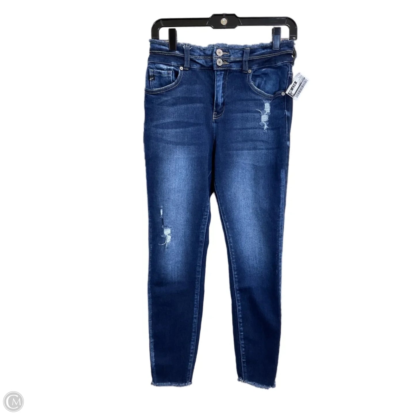 Jeans Skinny By Kancan In Blue Denim, Size: 4