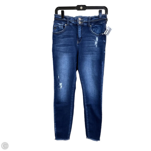 Jeans Skinny By Kancan In Blue Denim, Size: 4