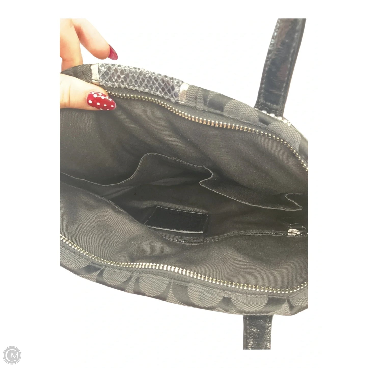 Handbag Designer By Coach, Size: Medium