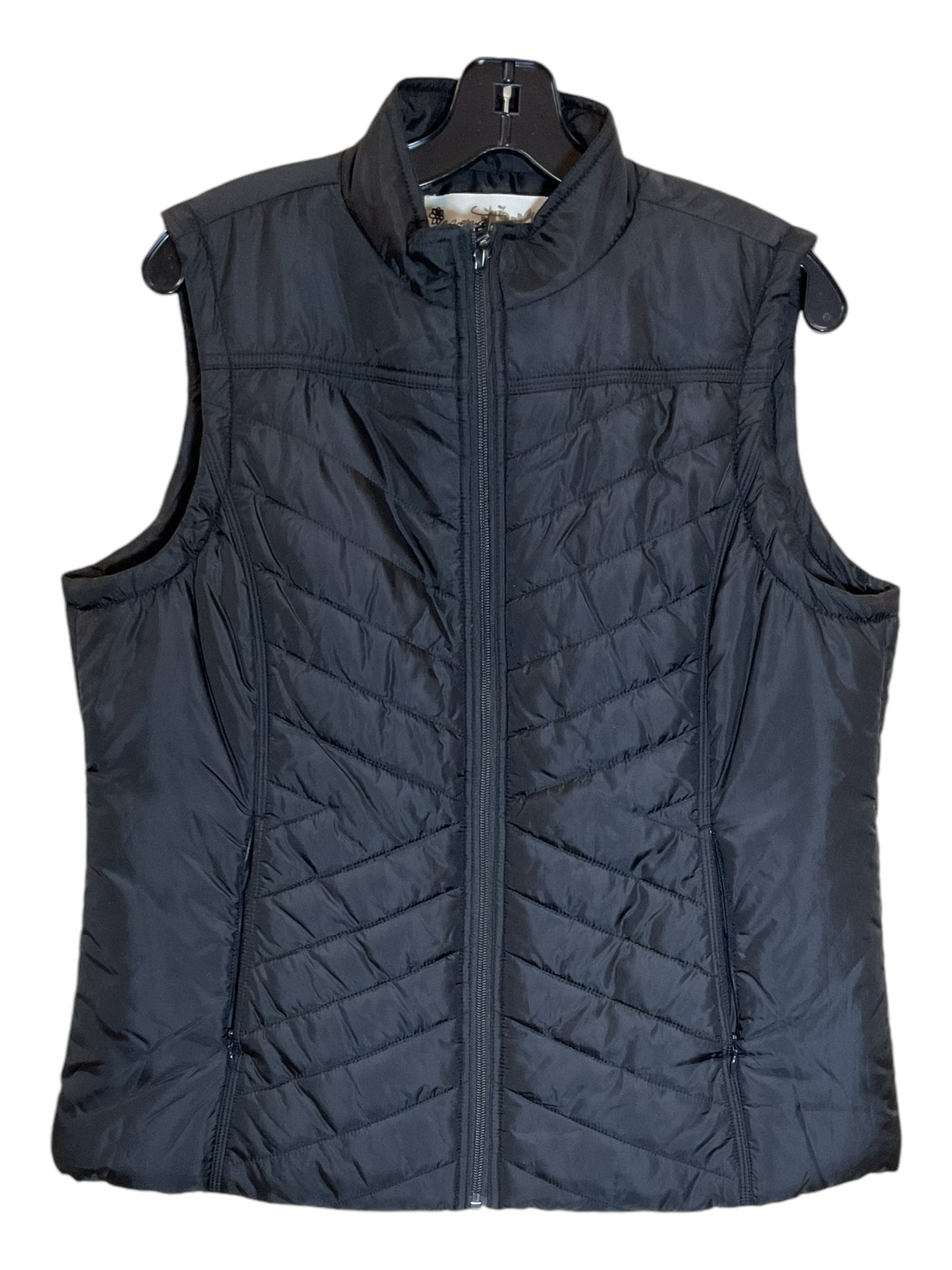 Vest Puffer & Quilted By Aventura In Black, Size: L