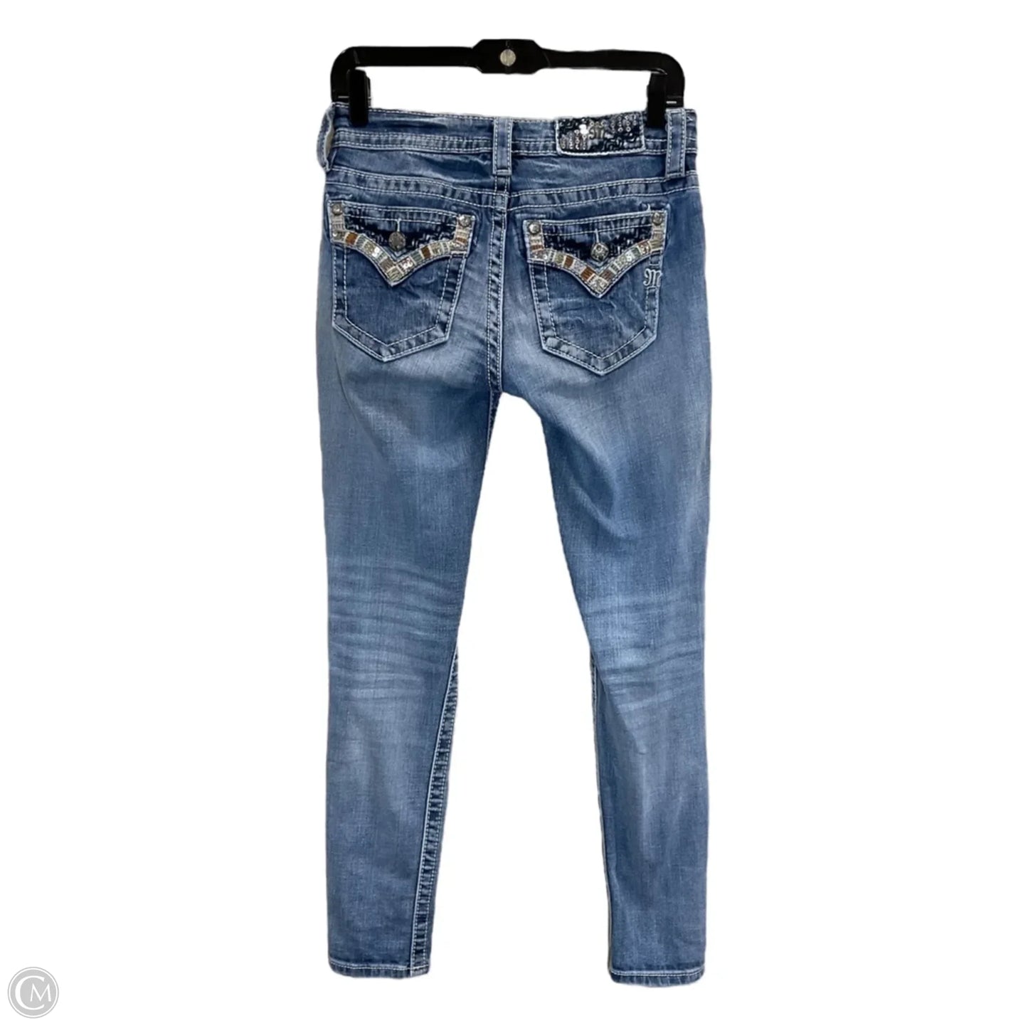 Jeans Skinny By Miss Me In Blue Denim, Size: 2