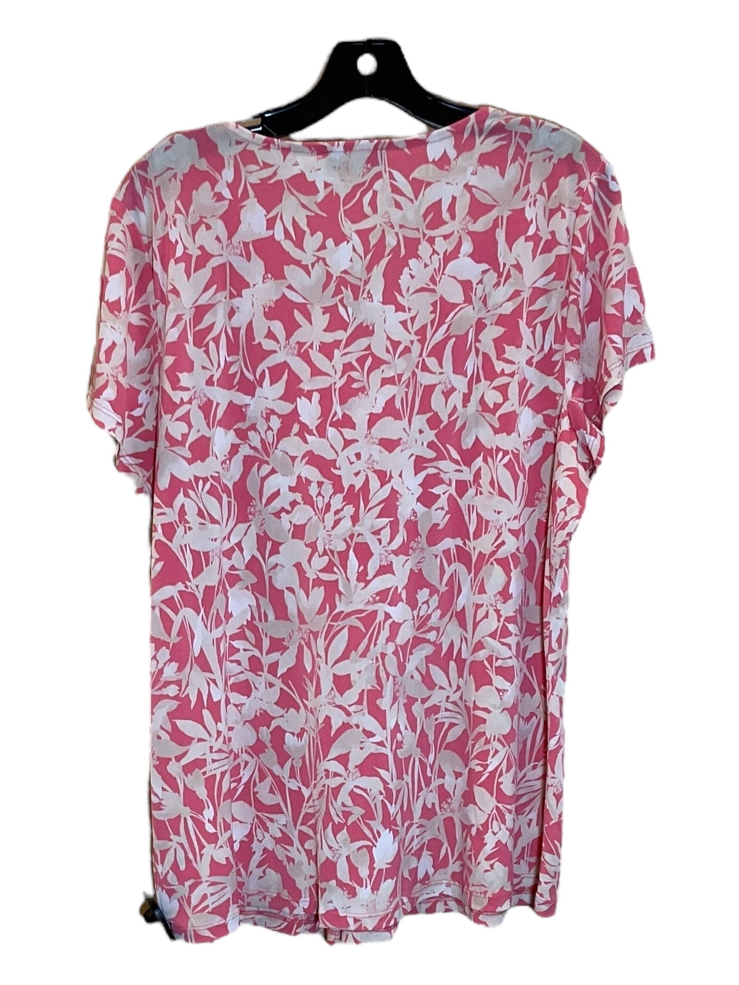 Coral Top Short Sleeve Lane Bryant, Size Xl