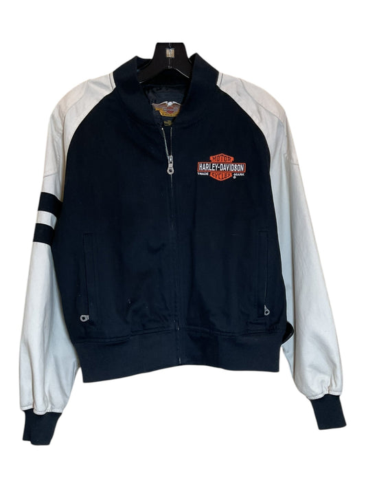 Jacket Other By Harley Davidson In Black & Cream, Size: L