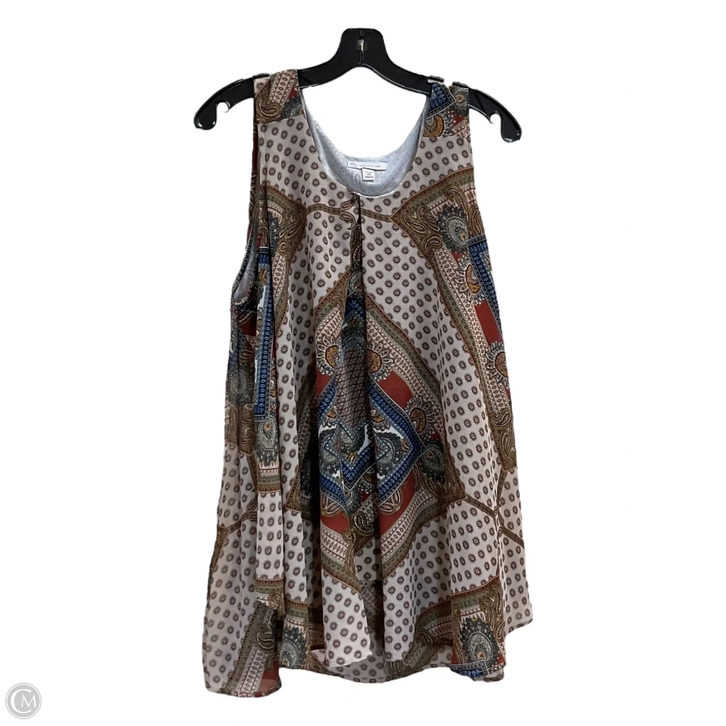 Tunic Sleeveless By Dressbarn In Multi-colored, Size: 2x
