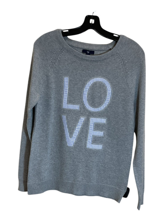 Sweater By Gap In Grey, Size: S