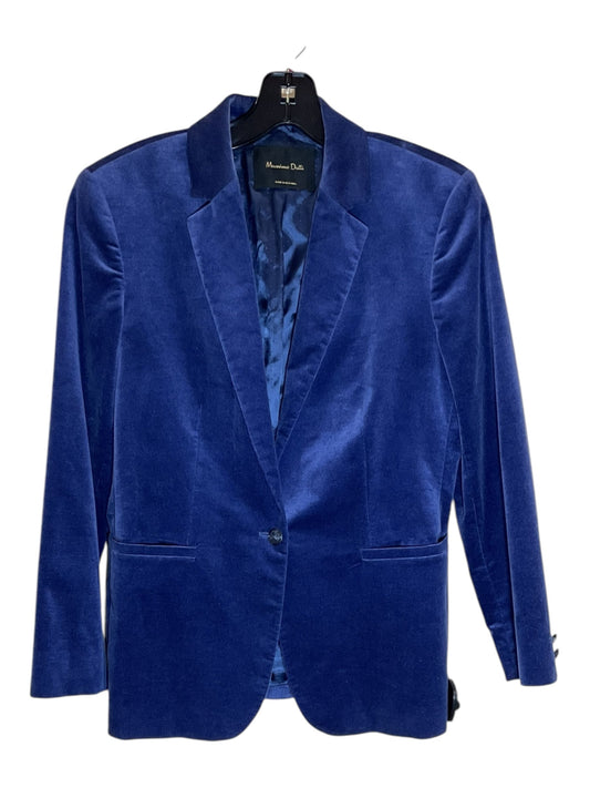 Blazer By Clothes Mentor In Blue, Size: M