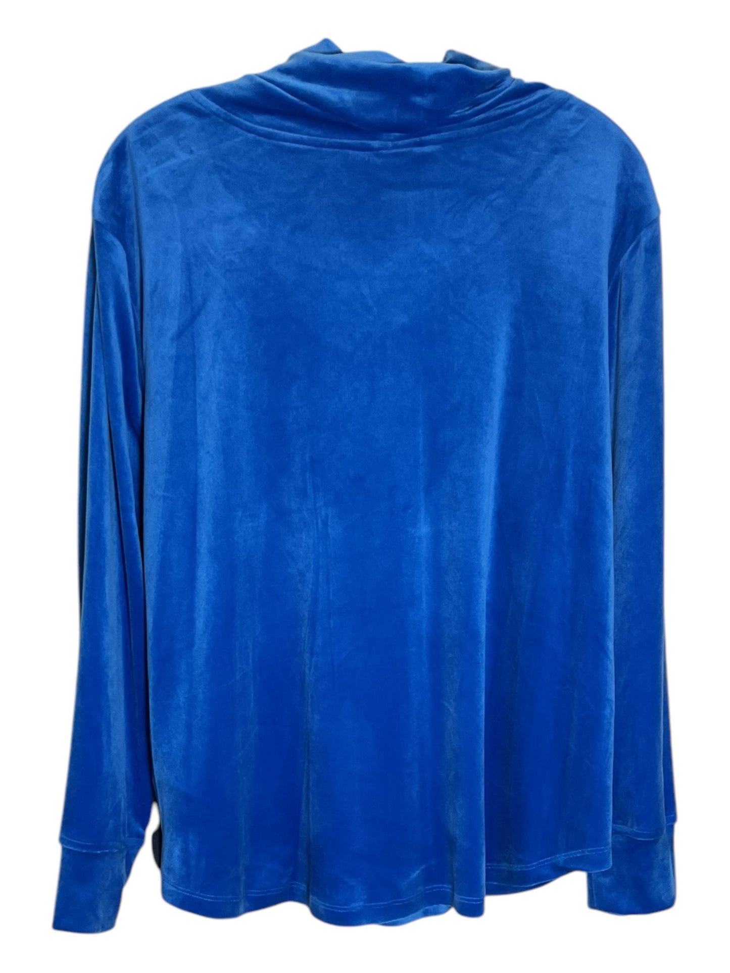 Top Long Sleeve By Ruby Rd In Blue, Size: L