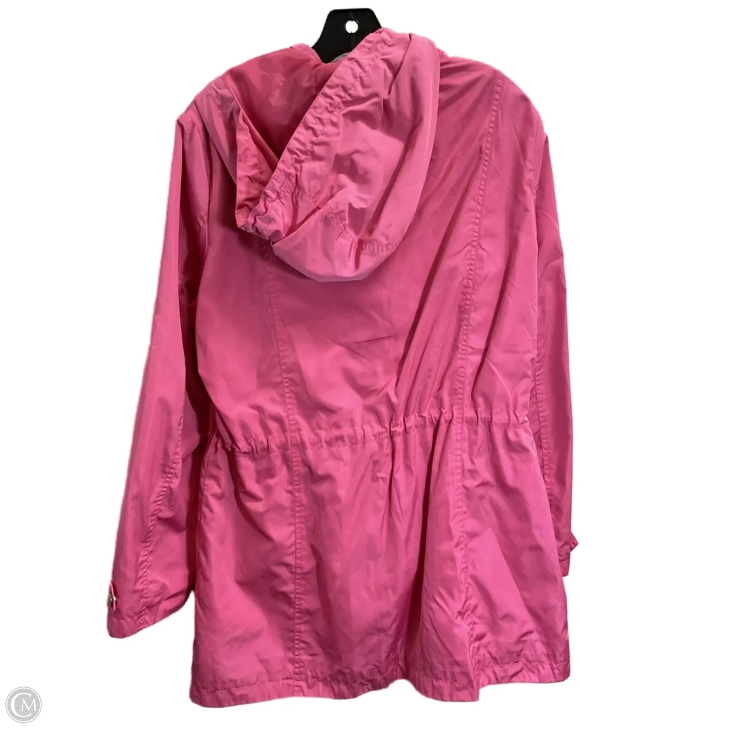 Jacket Windbreaker By Tribal In Pink, Size: L