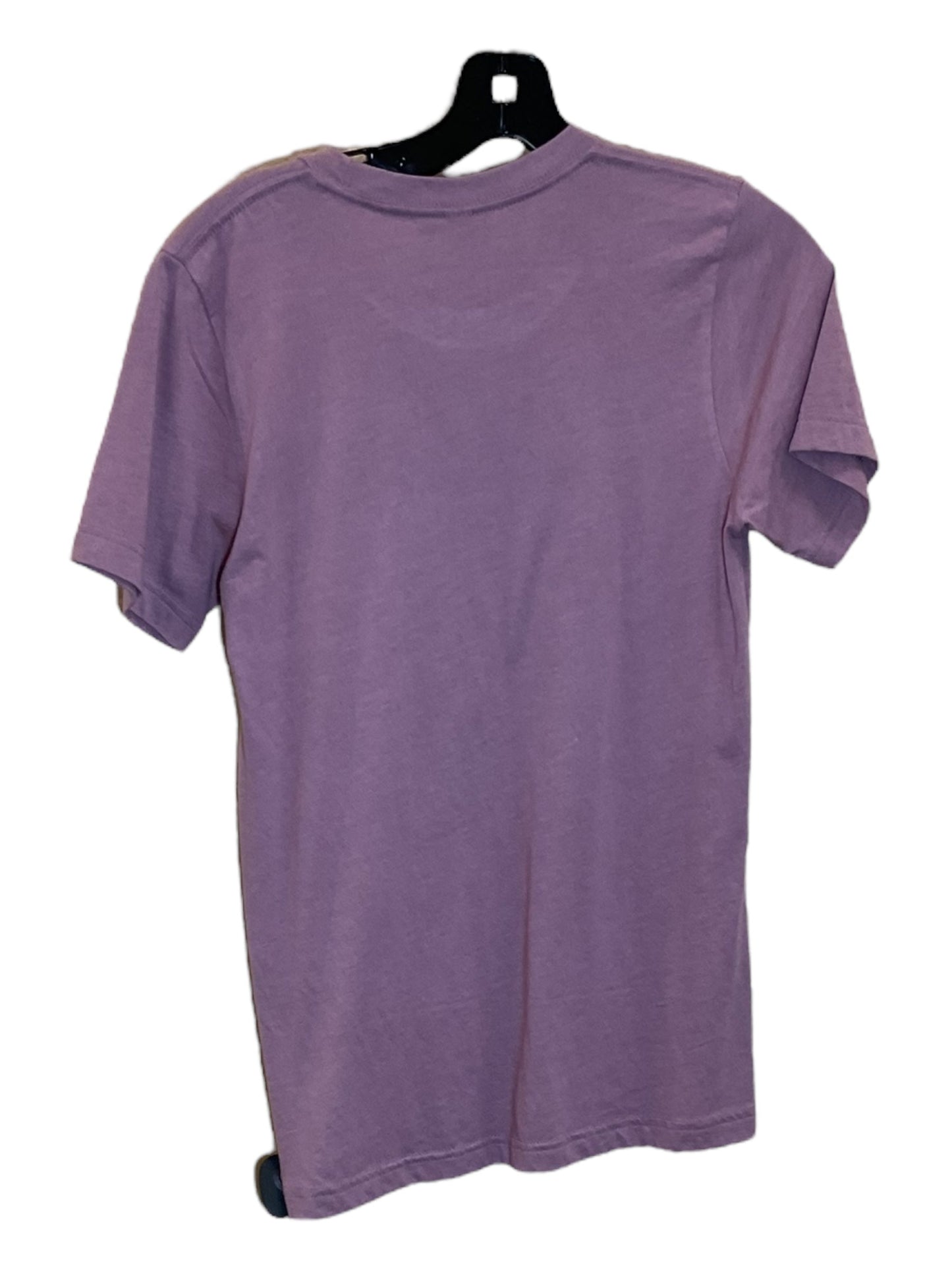 Purple Top Short Sleeve Clothes Mentor, Size S