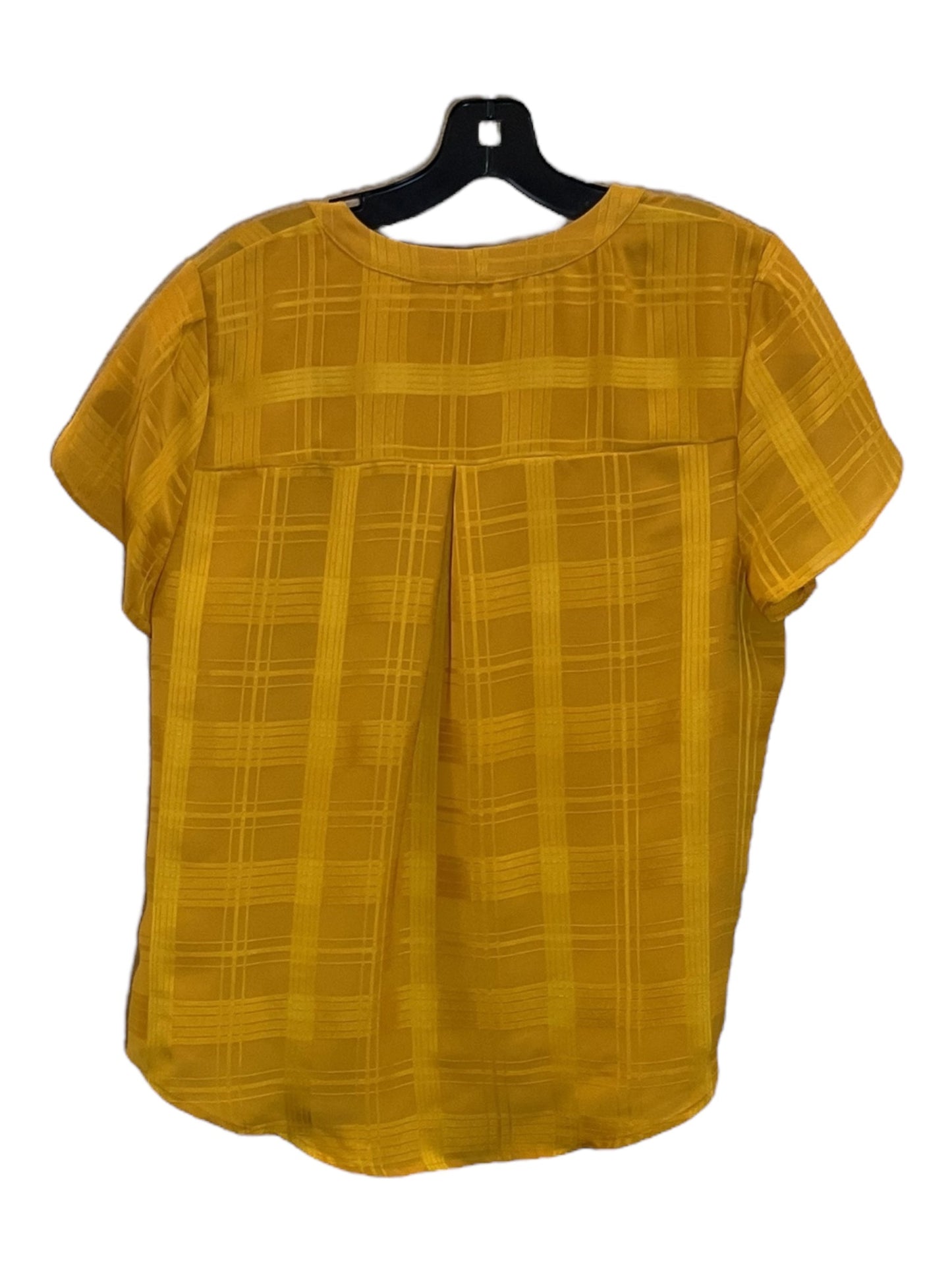Gold Top Short Sleeve Liz Claiborne, Size Petite L