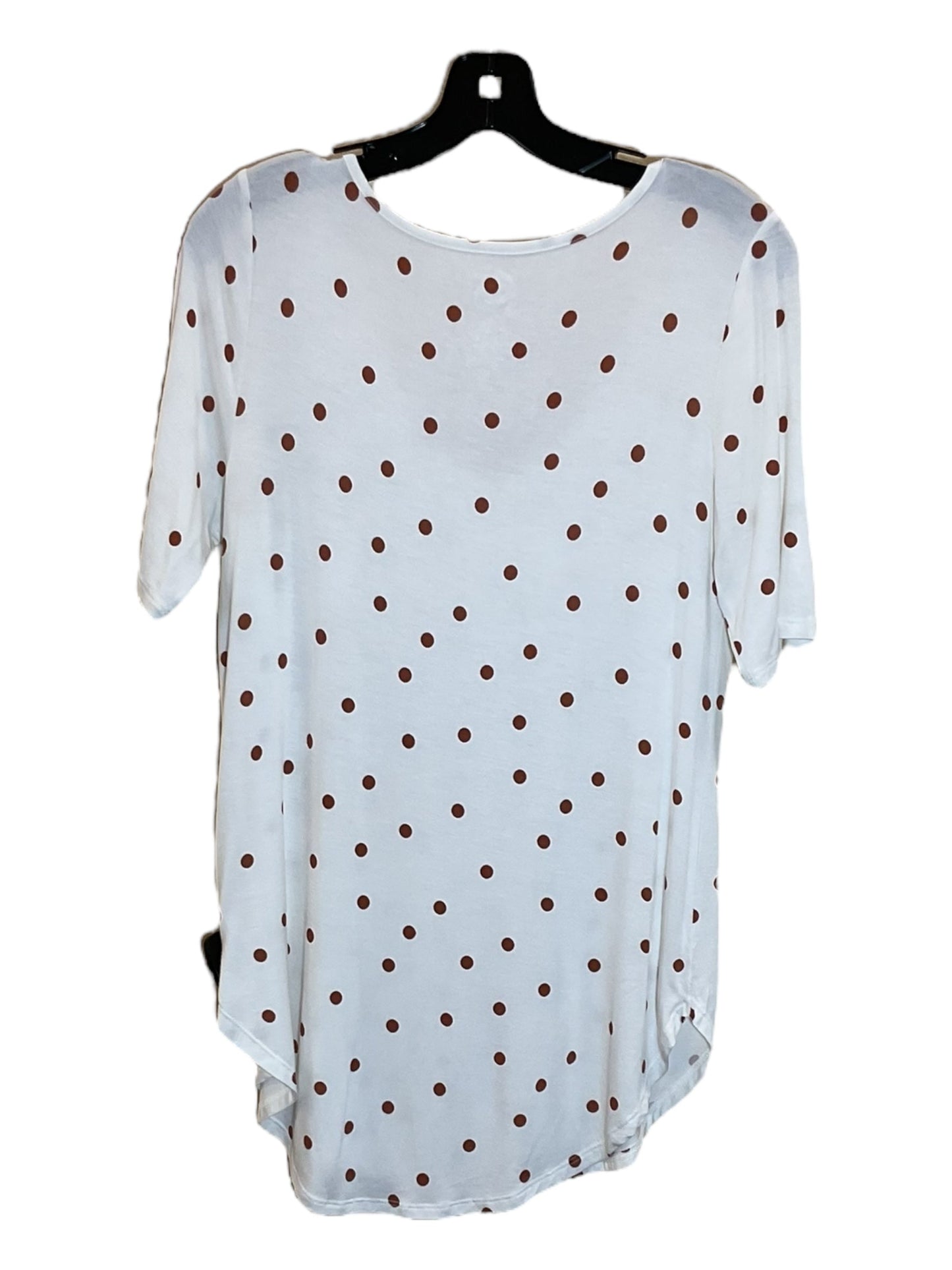 Polkadot Pattern Top Short Sleeve Maurices, Size S
