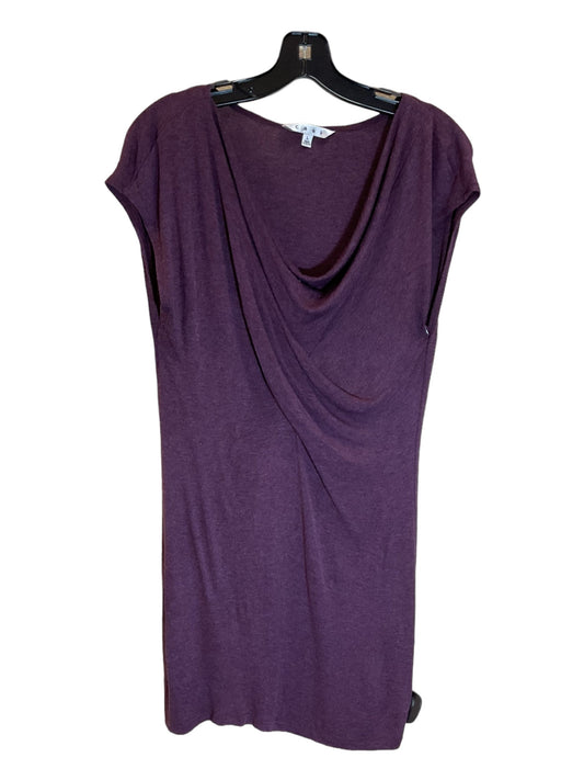 Purple Tunic Short Sleeve Cabi, Size L